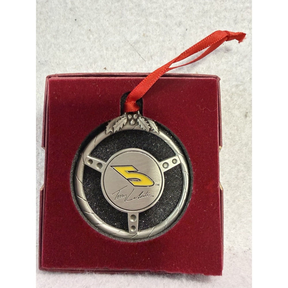 Terry Labonte Kelloggs NASCAR Christmas Ornament Fine Pewter Holiday #5